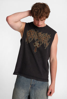 Arsenic Cross Graphic Tank Top