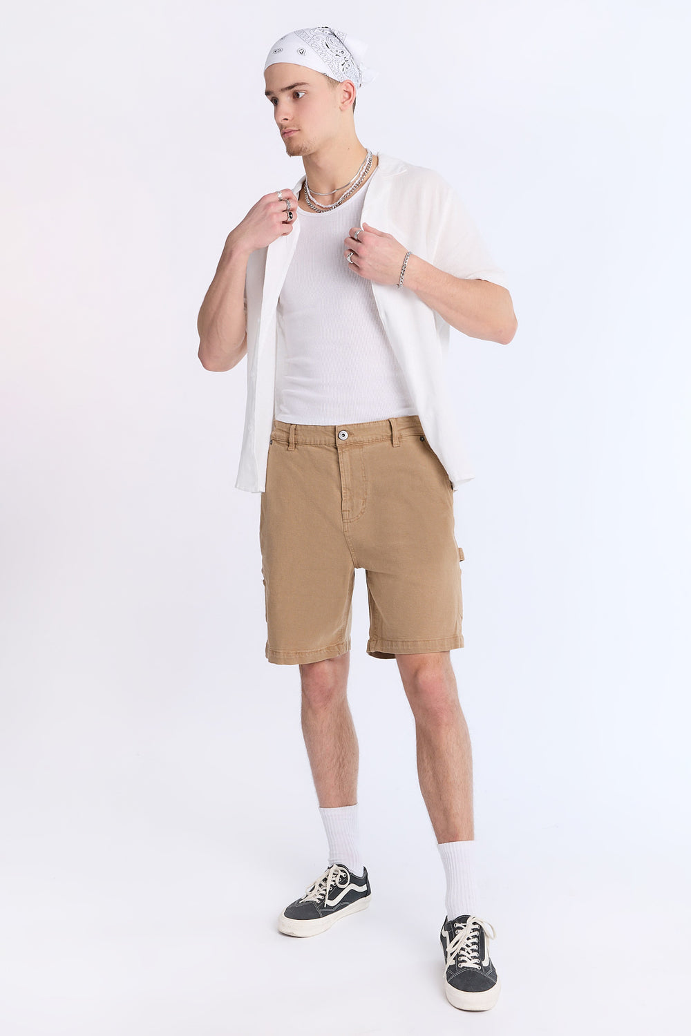 Arsenic Mens Gauze Button-Up Arsenic Mens Gauze Button-Up