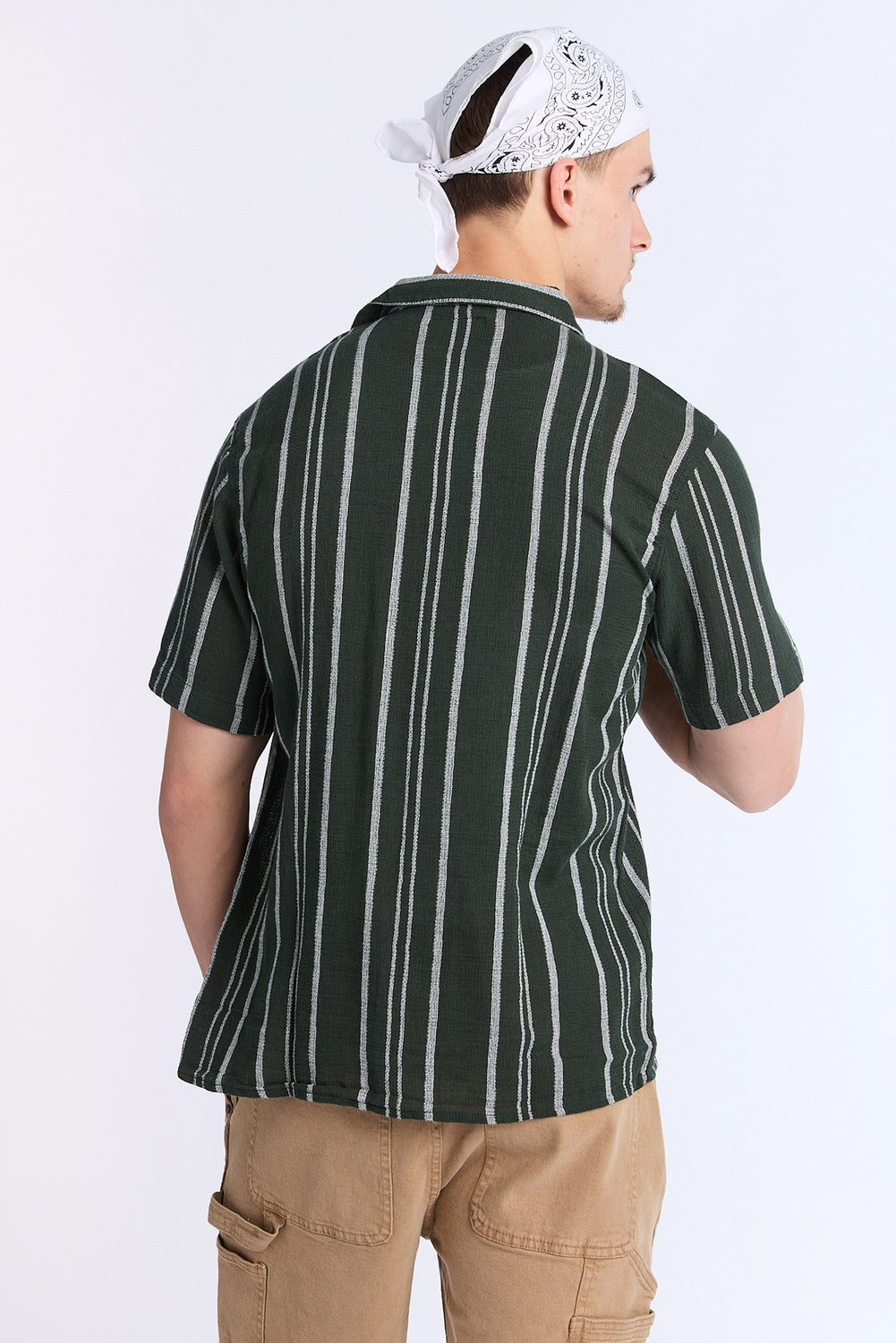 Chemise en gaze à rayures Arsenic homme Chemise en gaze à rayures Arsenic homme
