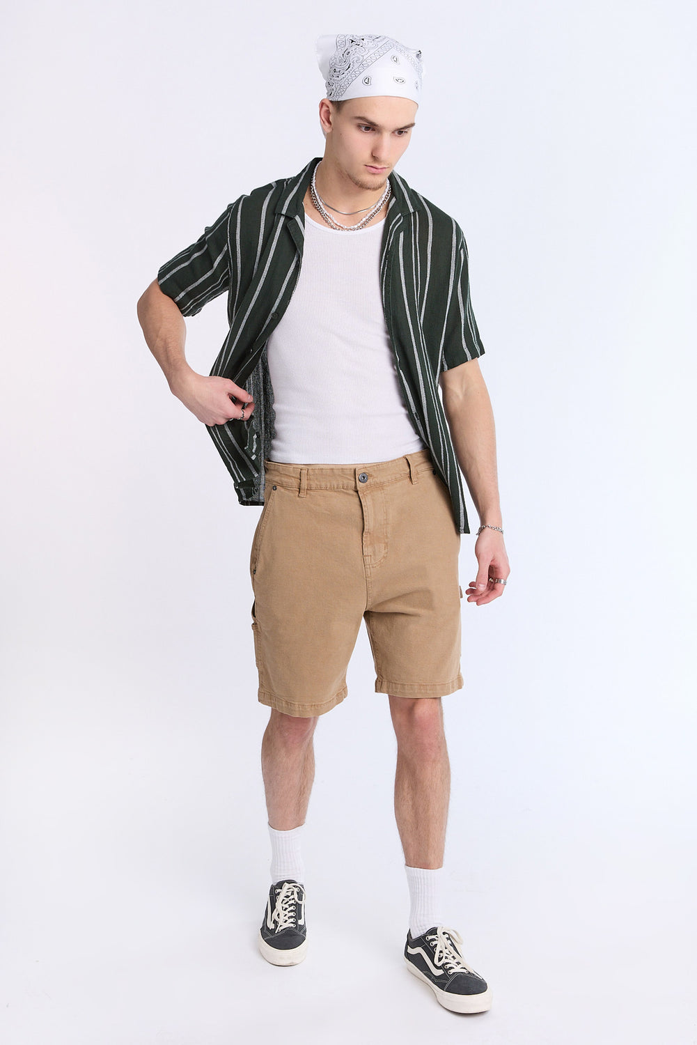 Chemise en gaze à rayures Arsenic homme Chemise en gaze à rayures Arsenic homme