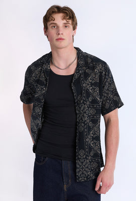 Chemise en gaze à motif bandana Arsenic homme