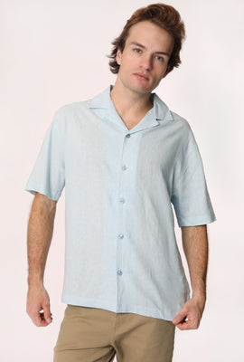 West49 Mens Linen Button-Up