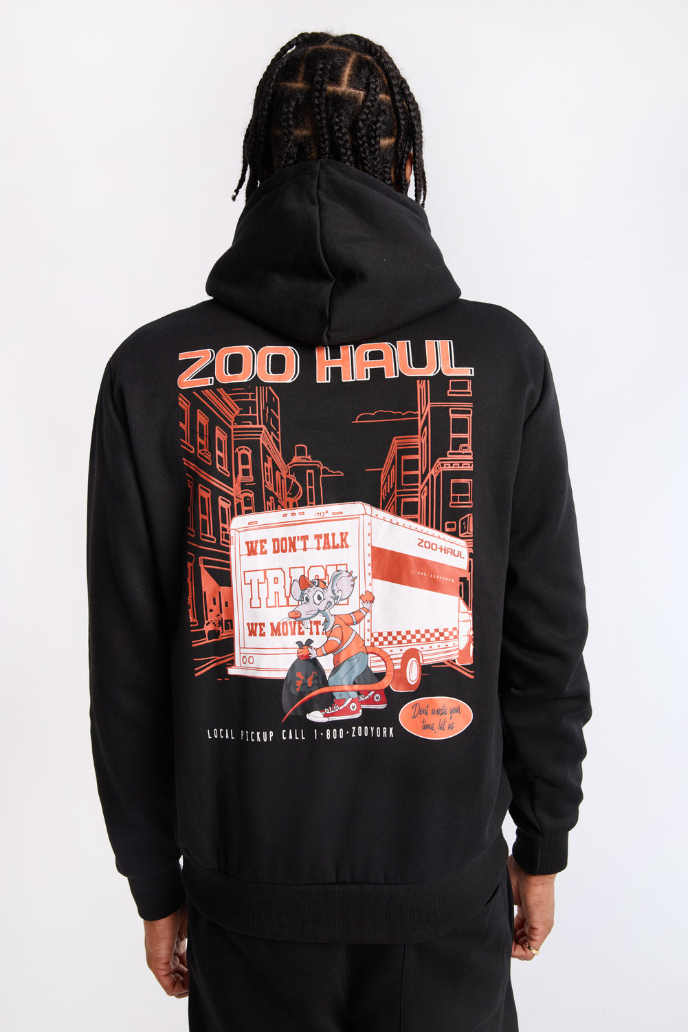 Zoo York Mens Zoo Haul Graphic Hoodie Zoo York Mens Zoo Haul Graphic Hoodie