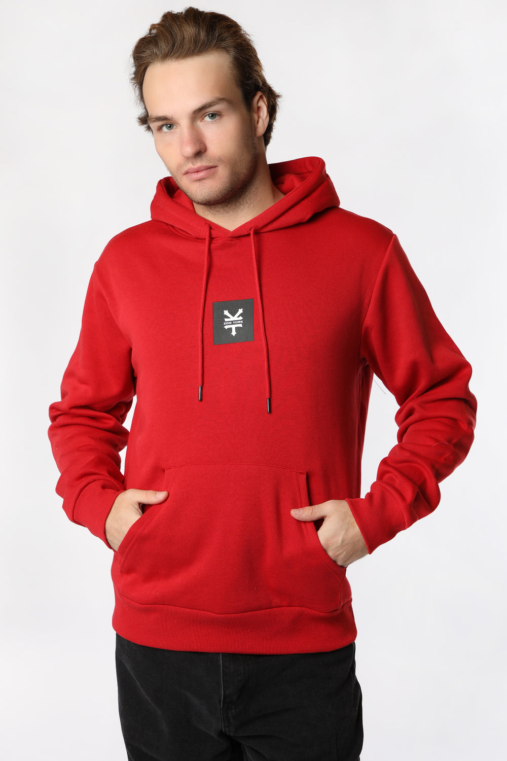 Zoo York Mens Square Logo Hoodie Zoo York Mens Square Logo Hoodie