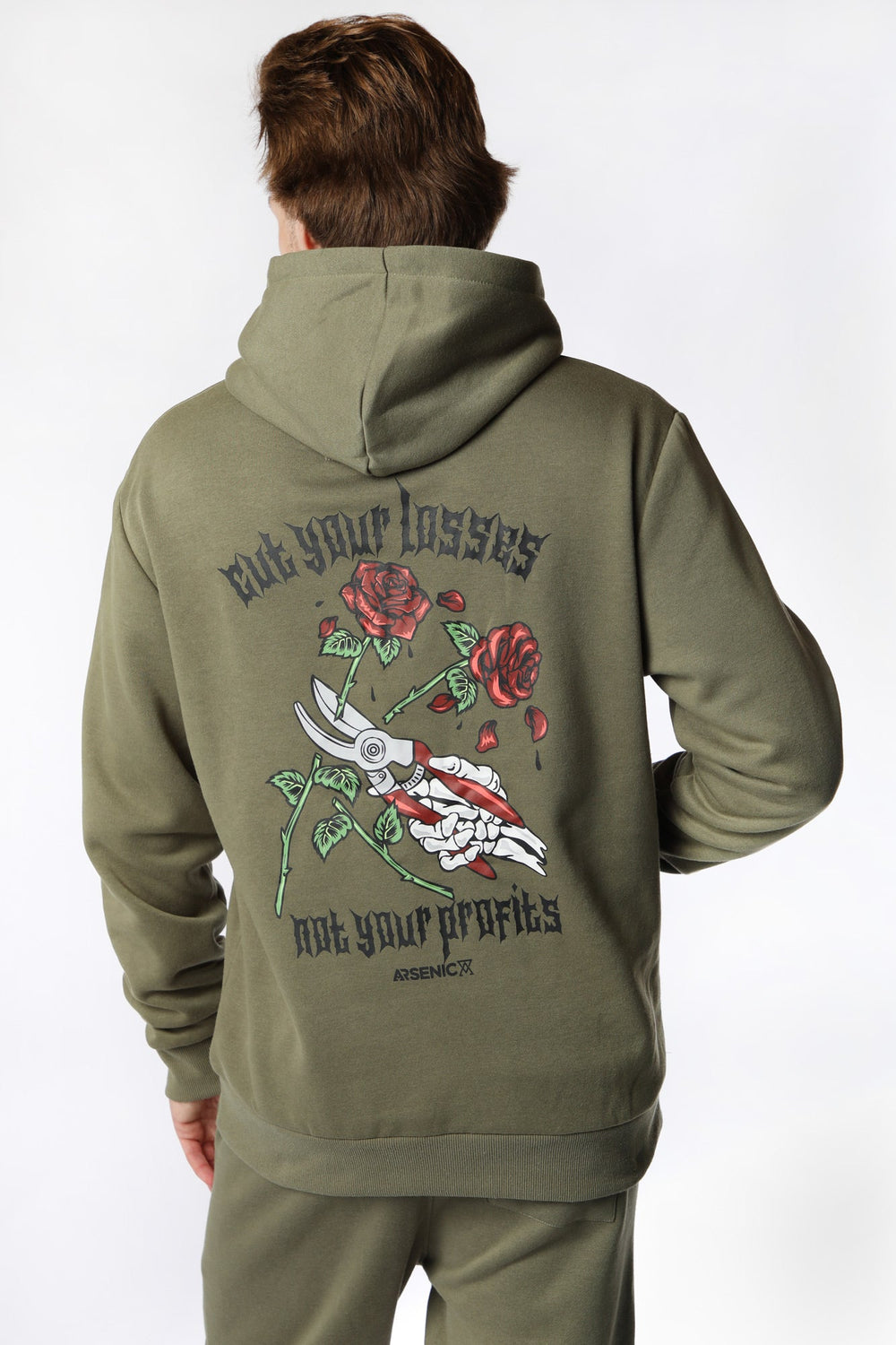 Arsenic Mens Cut Your Losses Hoodie Arsenic Mens Cut Your Losses Hoodie