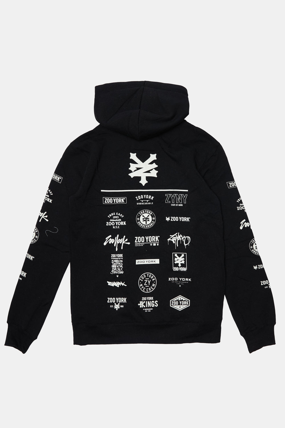 Zoo York Mens Logos Hoodie Zoo York Mens Logos Hoodie