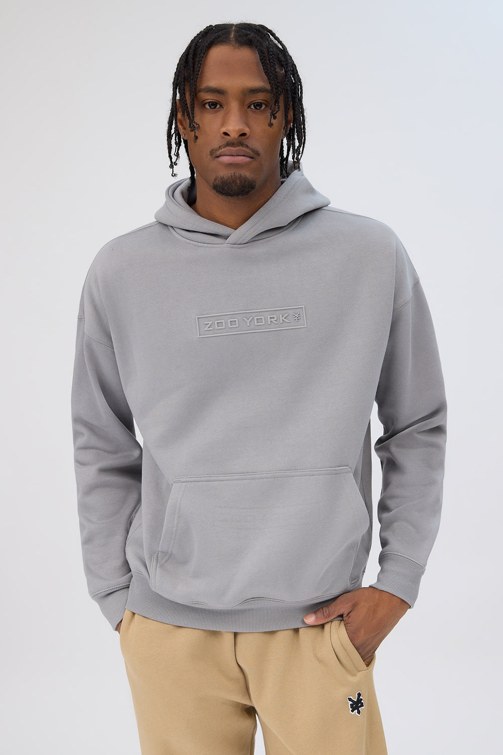 Zoo York Mens HD Box Logo Hoodie Zoo York Mens HD Box Logo Hoodie