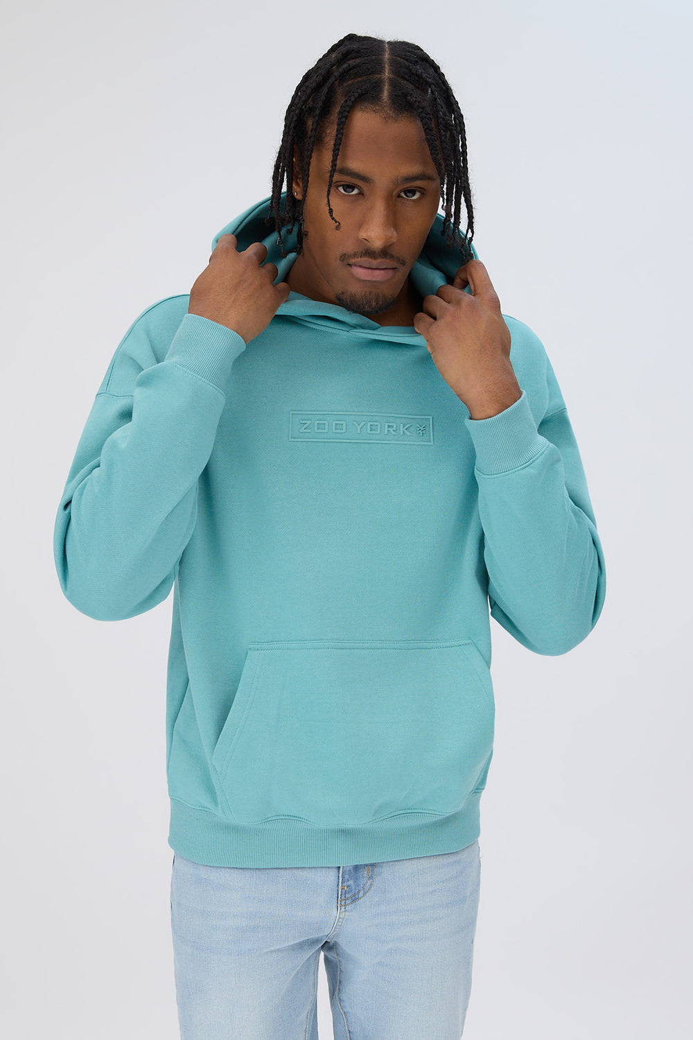 Zoo York Mens HD Box Logo Hoodie Zoo York Mens HD Box Logo Hoodie