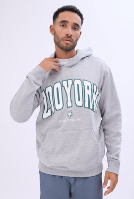 Zoo York Mens Varsity Puff Logo Hoodie