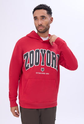 Zoo York Mens Varsity Puff Logo Hoodie