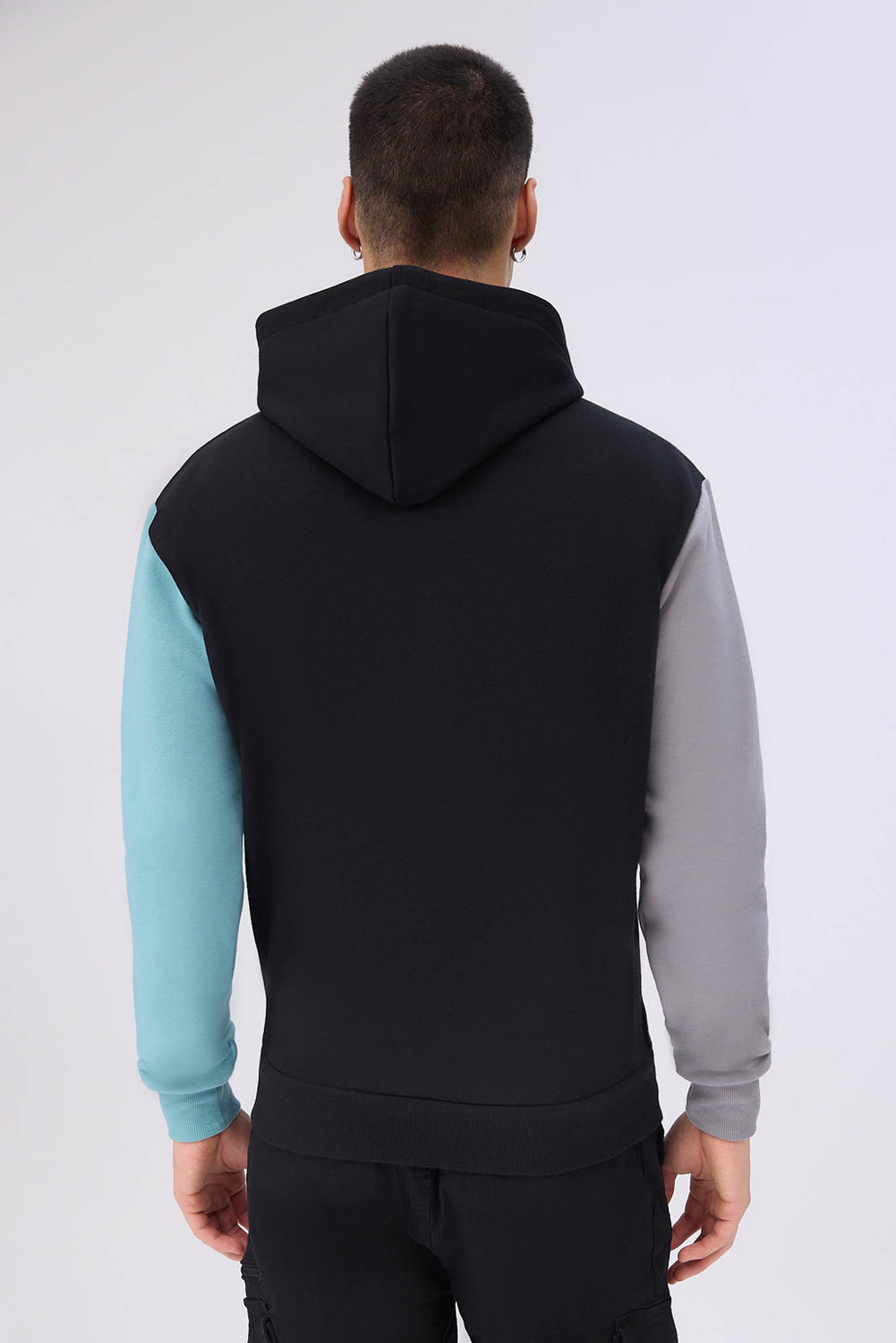 Zoo York Mens Logo Colour Block Hoodie Zoo York Mens Logo Colour Block Hoodie