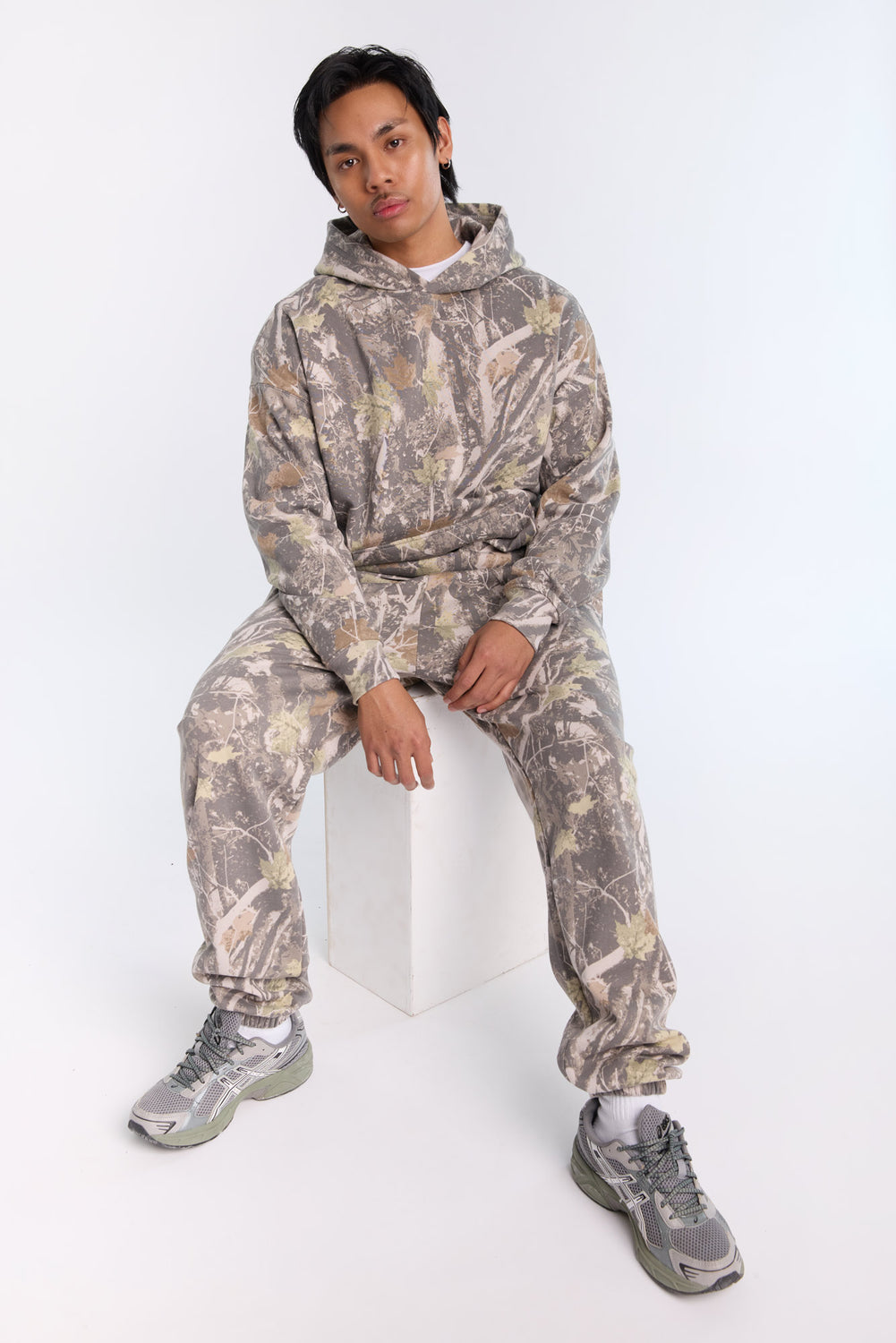 Arsenic Mens Tree Camo Oversized Hoodie Arsenic Mens Tree Camo Oversized Hoodie