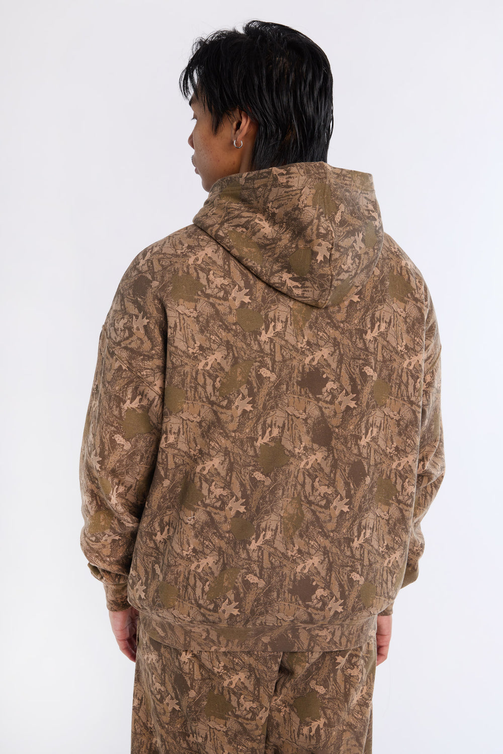 Arsenic Mens Tree Camo Oversized Hoodie Arsenic Mens Tree Camo Oversized Hoodie