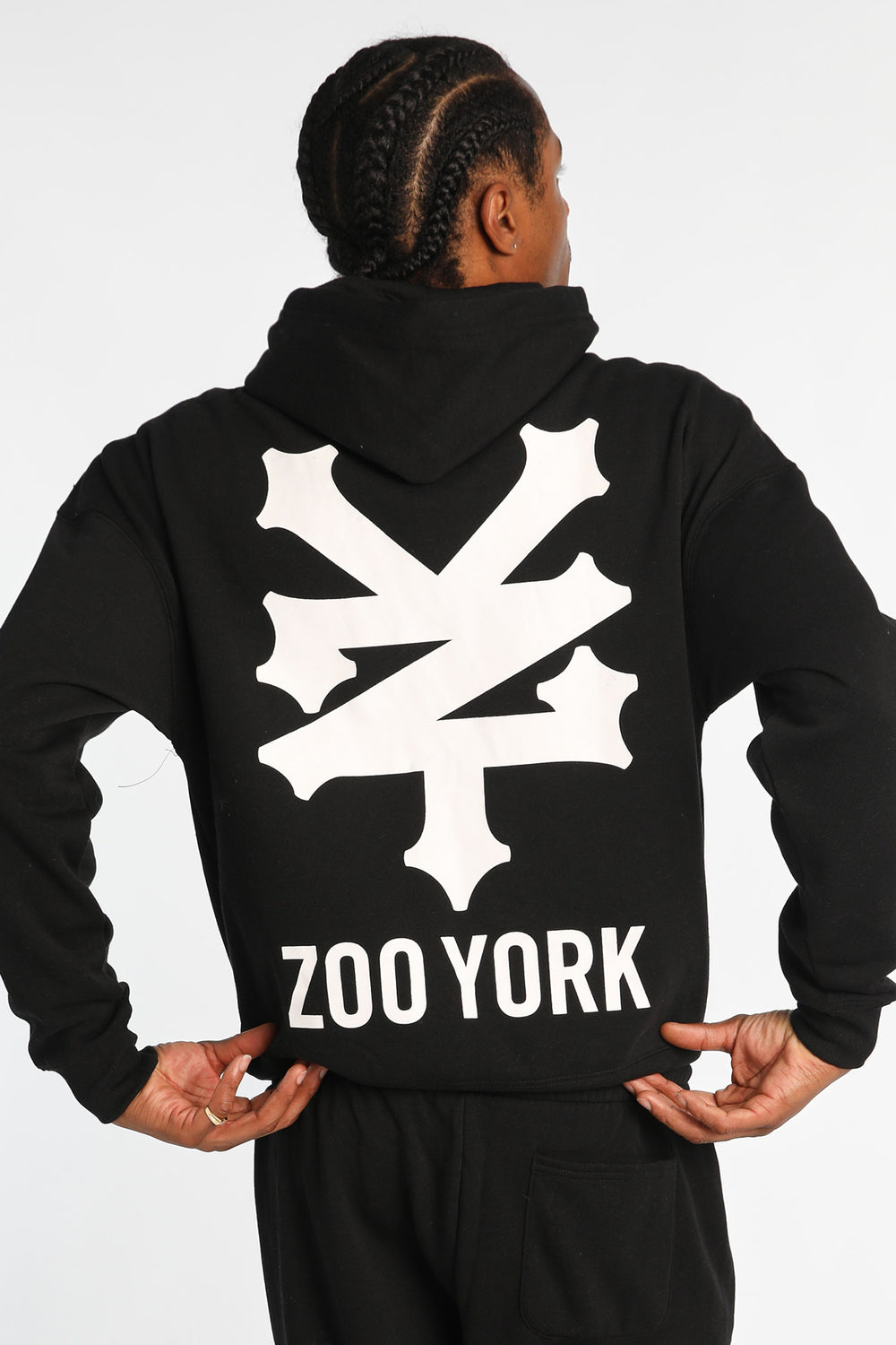 Zoo York Back Print Boxy Hoodie Zoo York Back Print Boxy Hoodie
