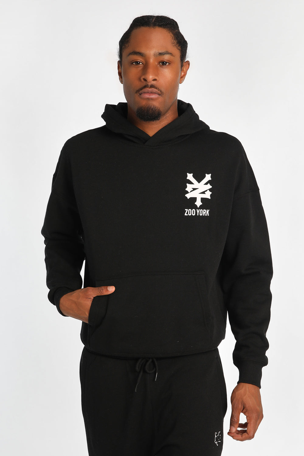 Zoo York Back Print Boxy Hoodie Zoo York Back Print Boxy Hoodie