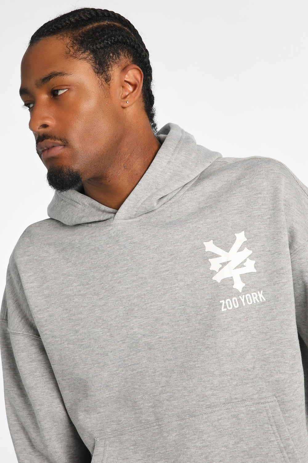 Zoo York Back Print Boxy Hoodie Zoo York Back Print Boxy Hoodie