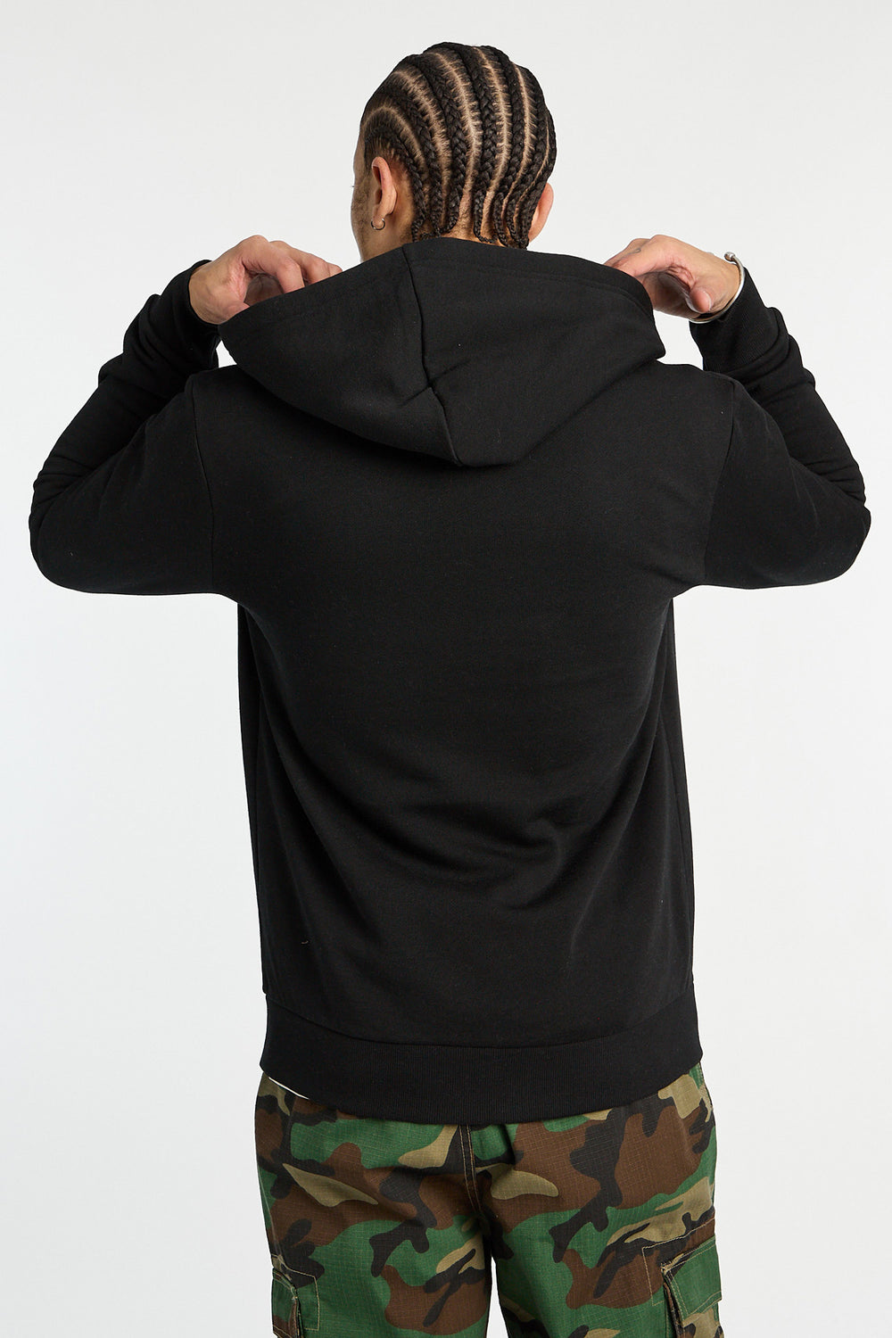 Zoo York Mens Solid Zip-Up Hoodie Zoo York Mens Solid Zip-Up Hoodie