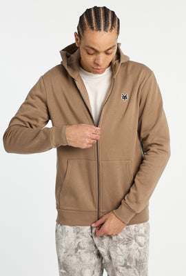 Zoo York Mens Solid Zip-Up Hoodie