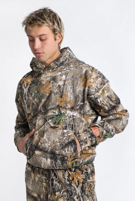 Haut à capuchon camouflage à logo brodé Zoo York