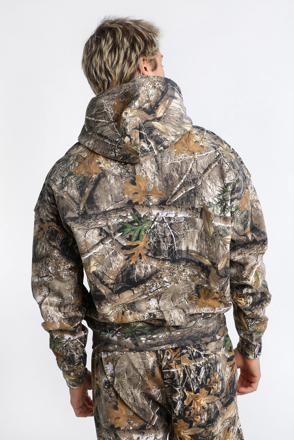 Haut à capuchon camouflage à logo brodé Zoo York Haut à capuchon camouflage à logo brodé Zoo York