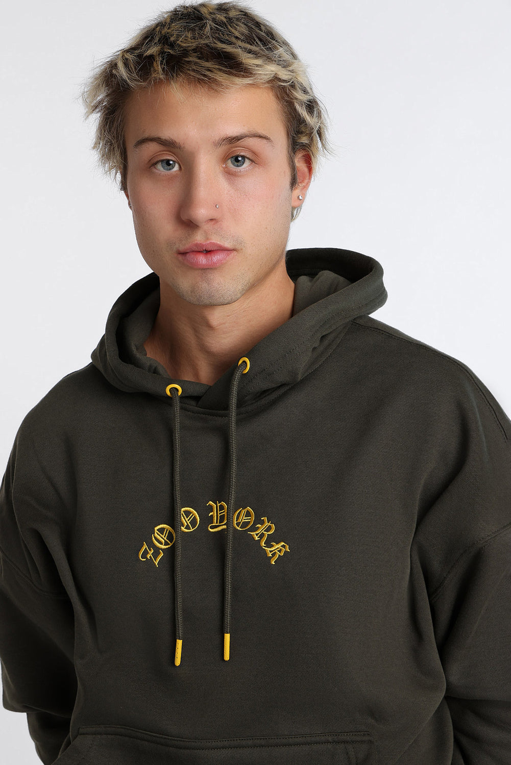 Zoo York Embroidered Contrast Hoodie Zoo York Embroidered Contrast Hoodie