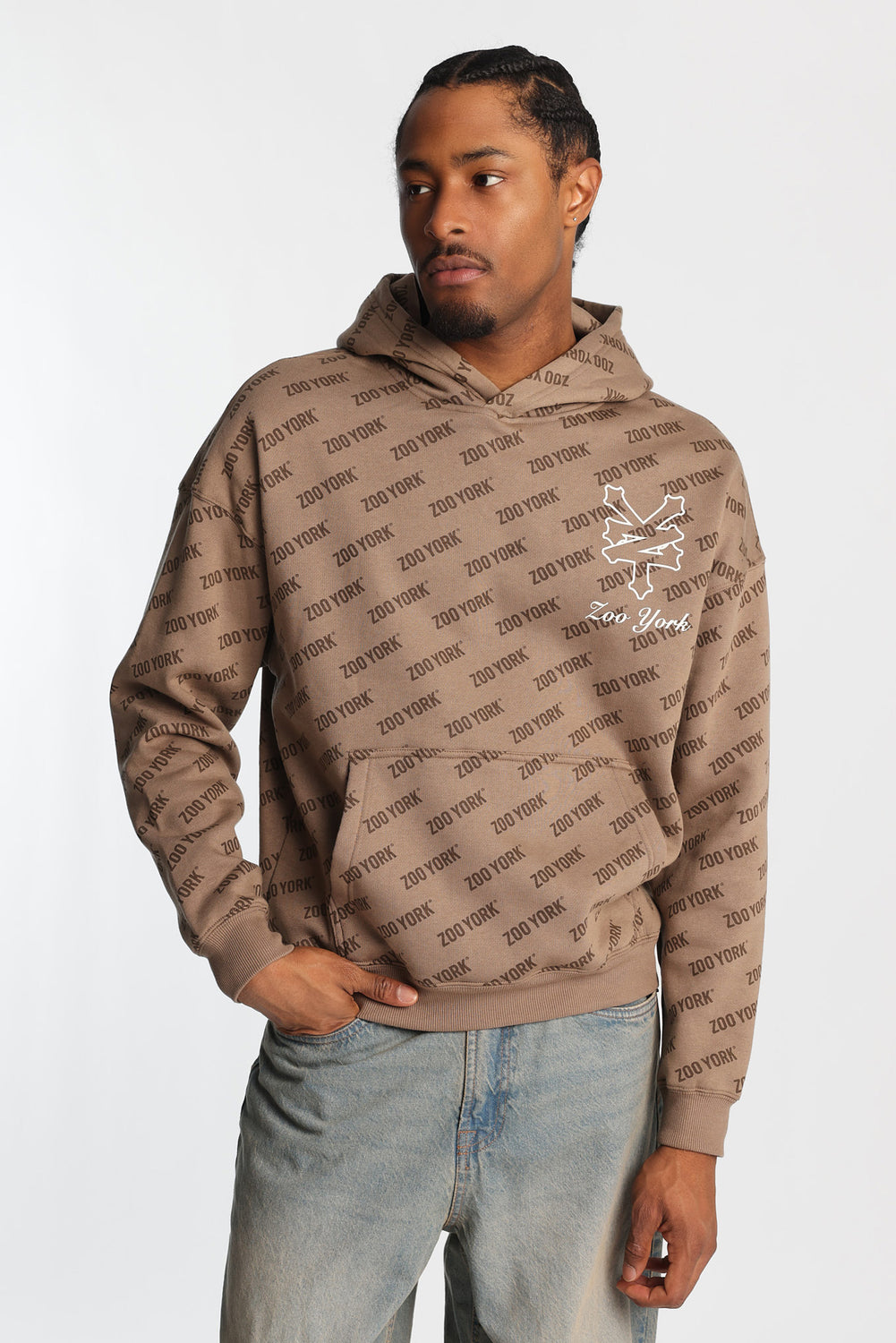Zoo York Allover Printed Hoodie Zoo York Allover Printed Hoodie