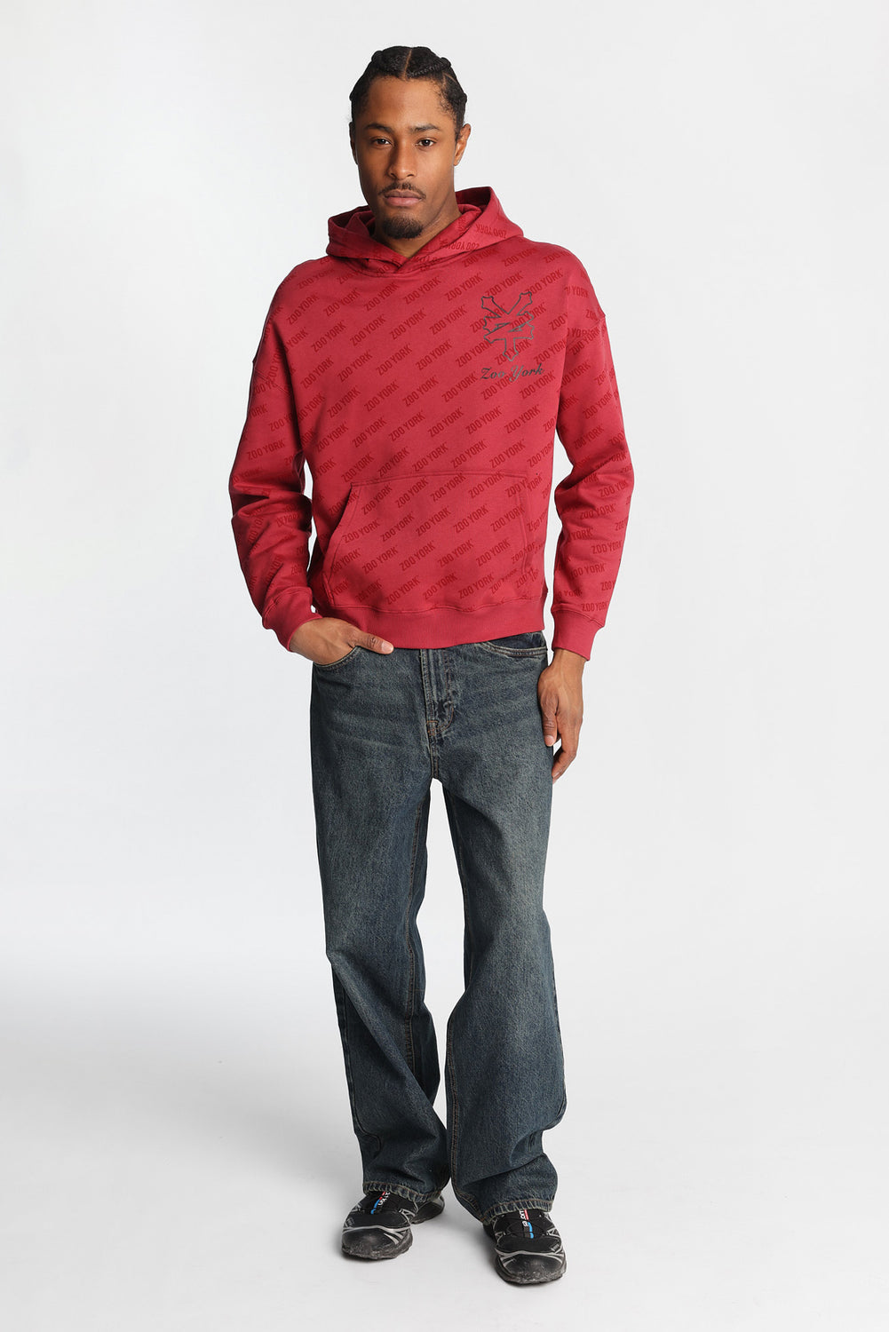 Zoo York Allover Printed Hoodie Zoo York Allover Printed Hoodie