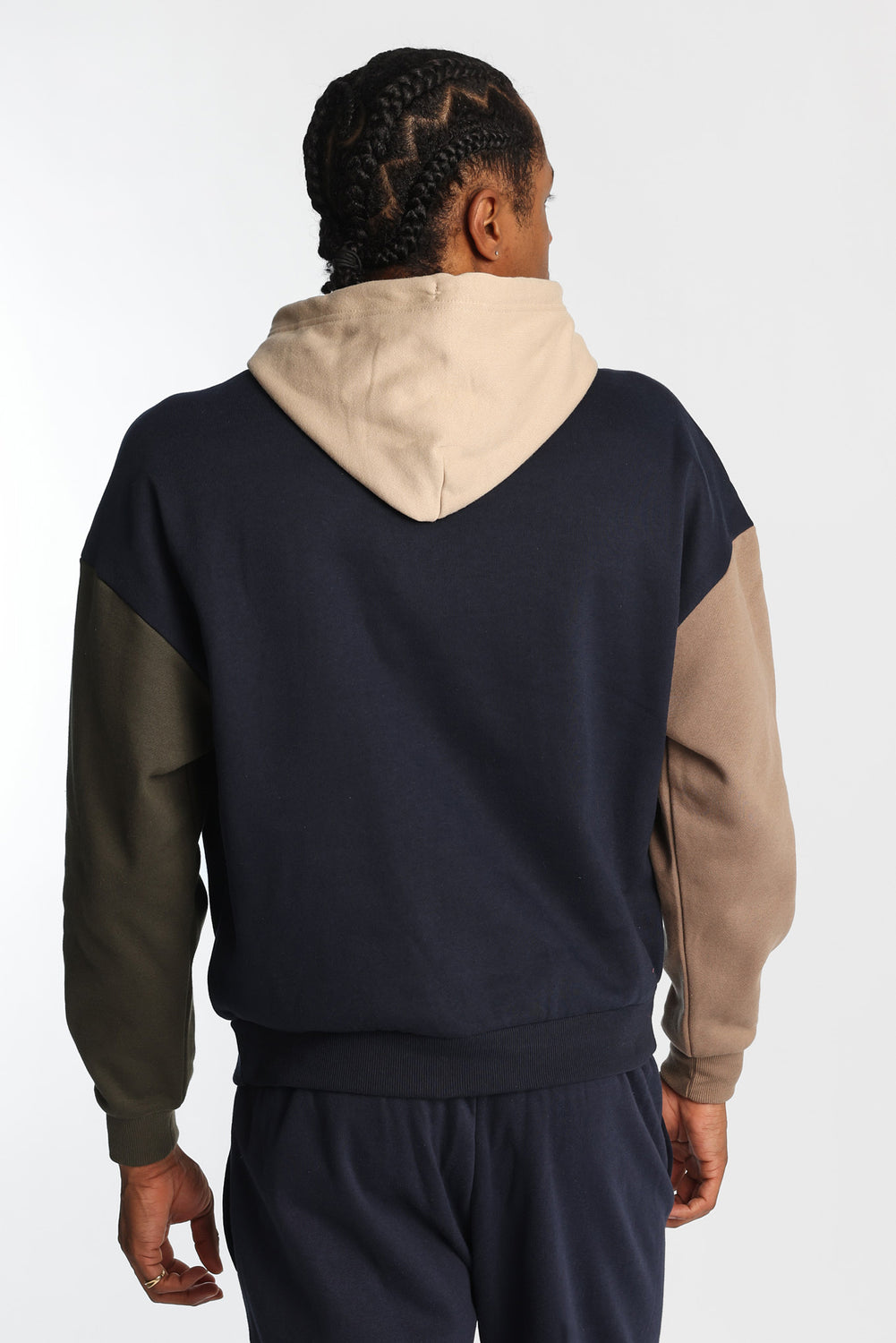 Zoo York Embroidered Colour Block Hoodie Zoo York Embroidered Colour Block Hoodie