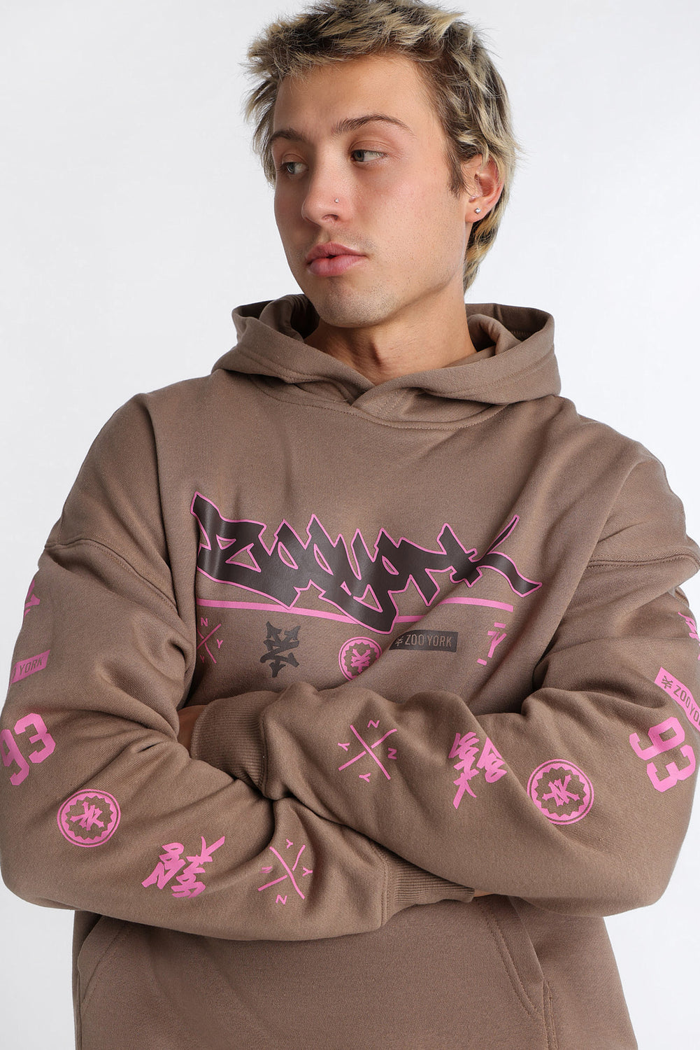 Zoo York Contrast Logo Hoodie Zoo York Contrast Logo Hoodie