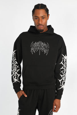 Arsenic Gothic Print Hoodie