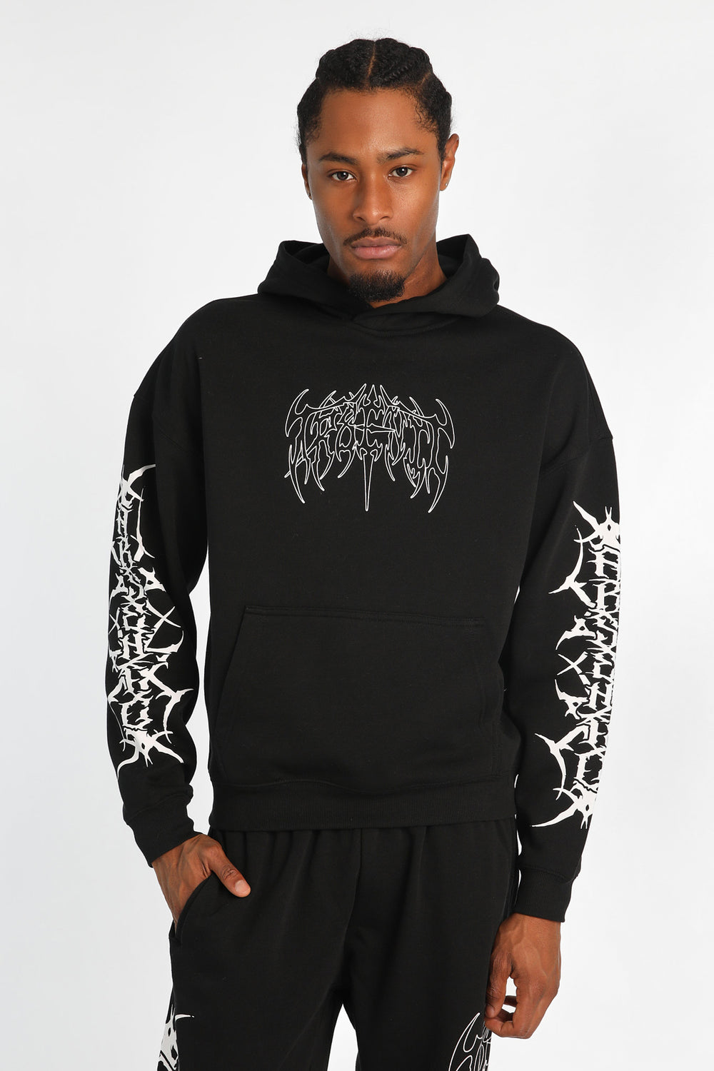 Arsenic Gothic Print Hoodie Arsenic Gothic Print Hoodie