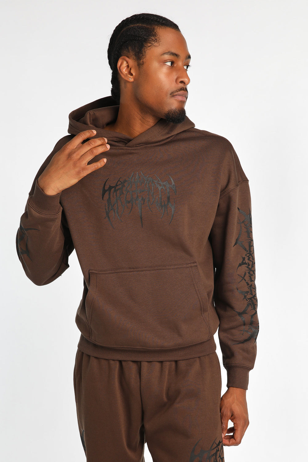 Arsenic Gothic Print Hoodie Arsenic Gothic Print Hoodie