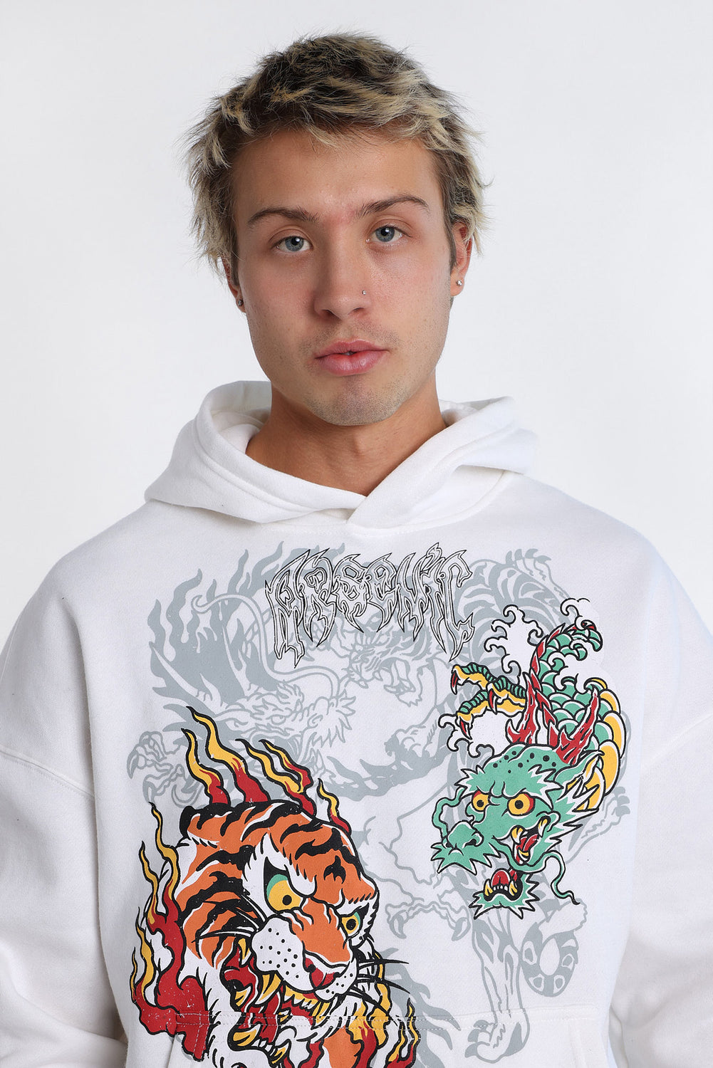 Arsenic Dragon & Tiger Graphic Hoodie Arsenic Dragon & Tiger Graphic Hoodie