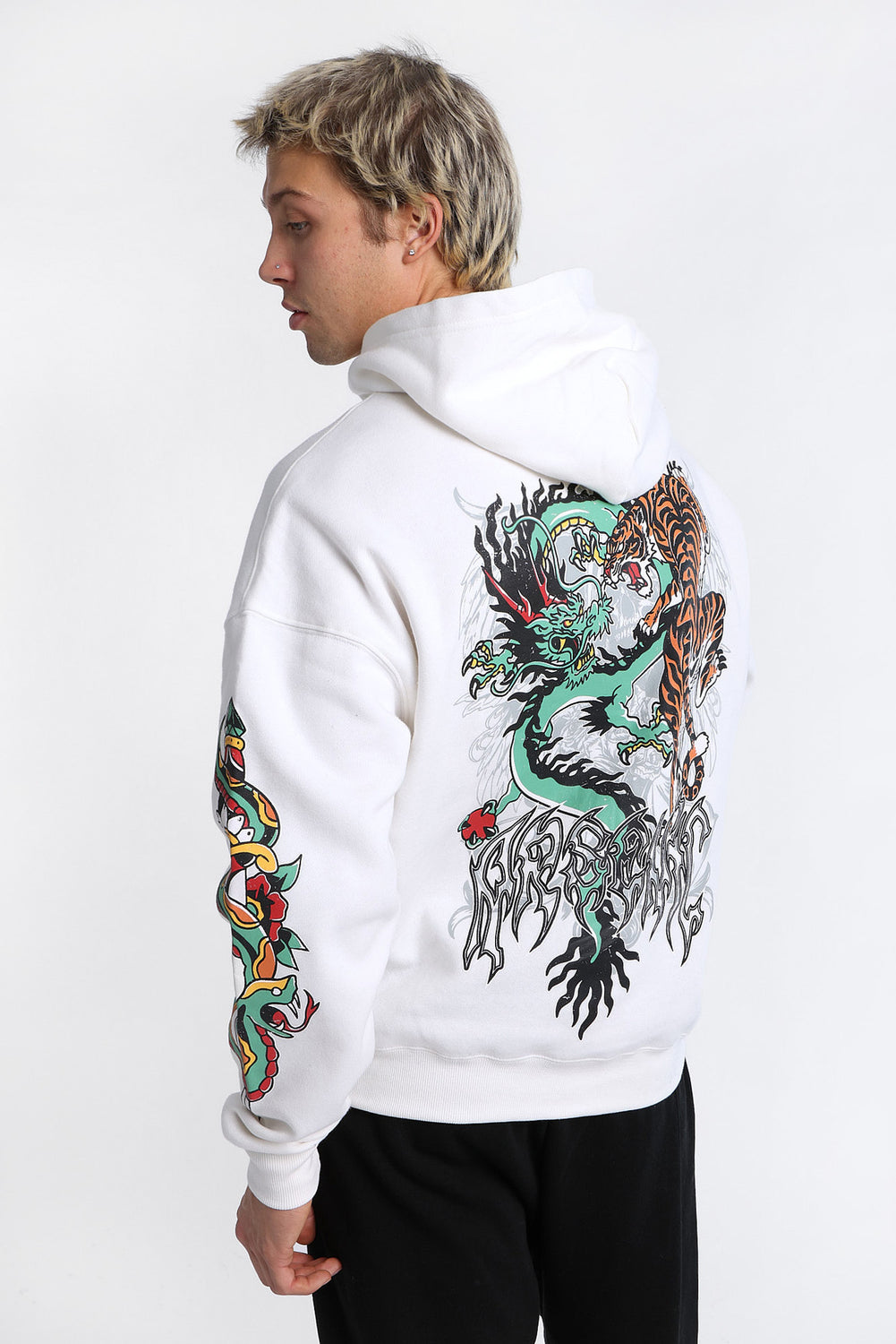 Arsenic Dragon & Tiger Graphic Hoodie Arsenic Dragon & Tiger Graphic Hoodie