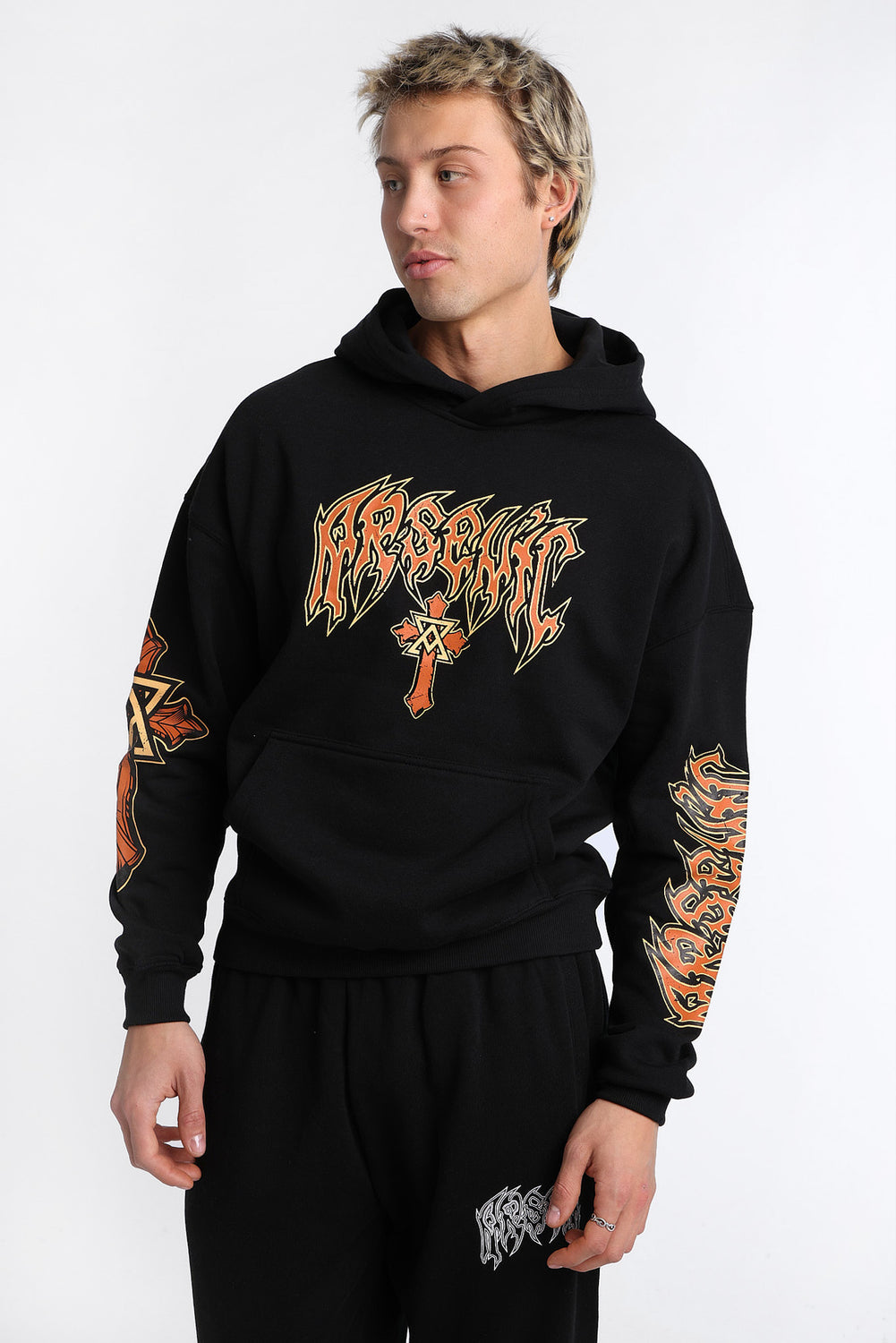 Arsenic Grim Reaper Contrast Hoodie Arsenic Grim Reaper Contrast Hoodie