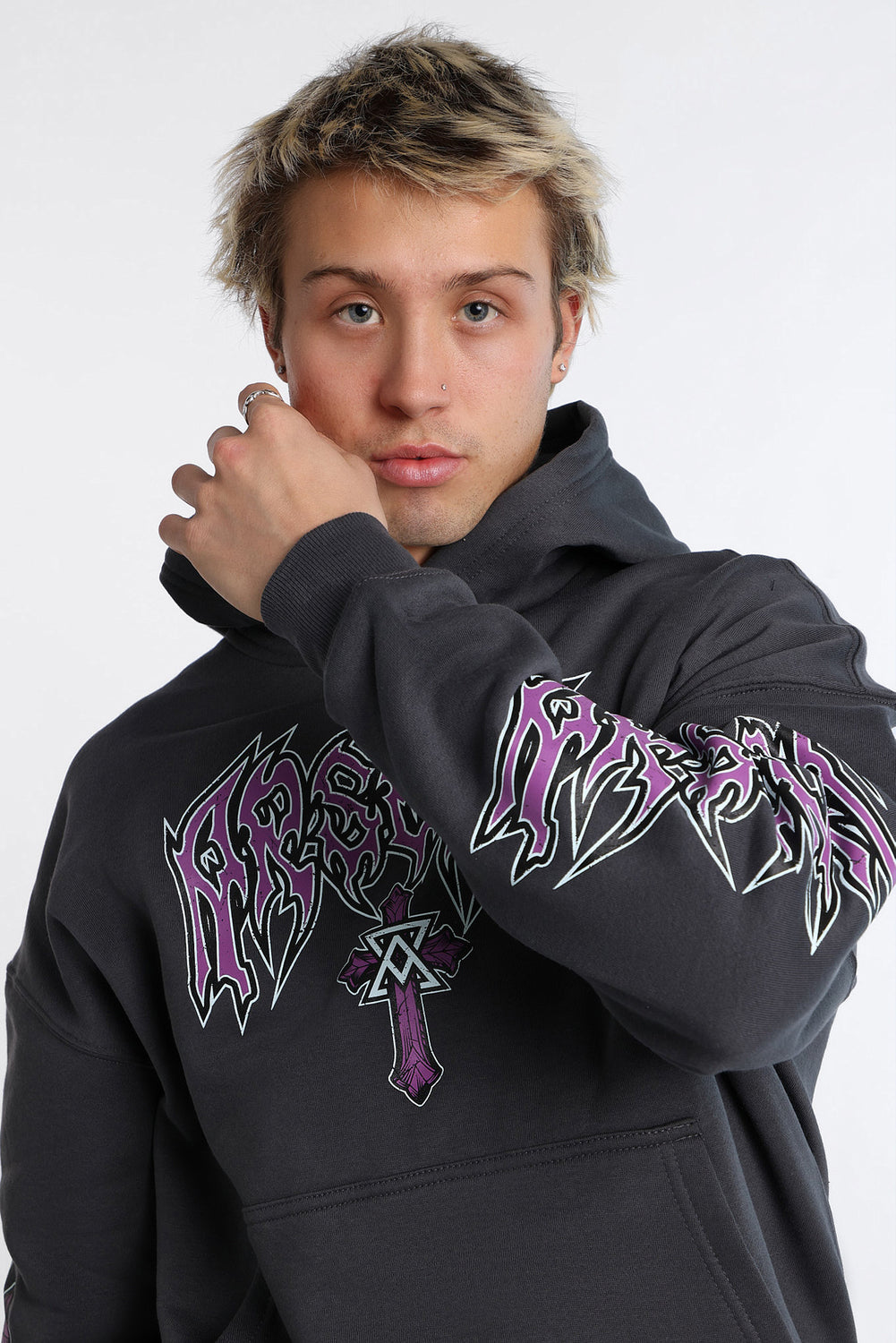 Arsenic Grim Reaper Contrast Hoodie Arsenic Grim Reaper Contrast Hoodie