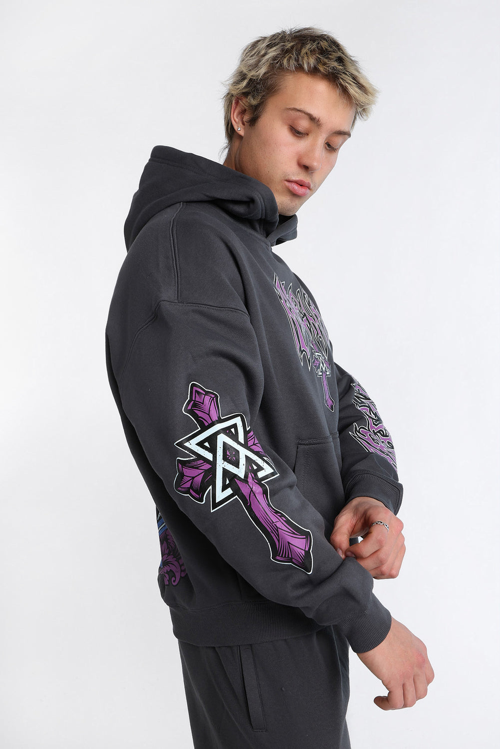 Arsenic Grim Reaper Contrast Hoodie Arsenic Grim Reaper Contrast Hoodie