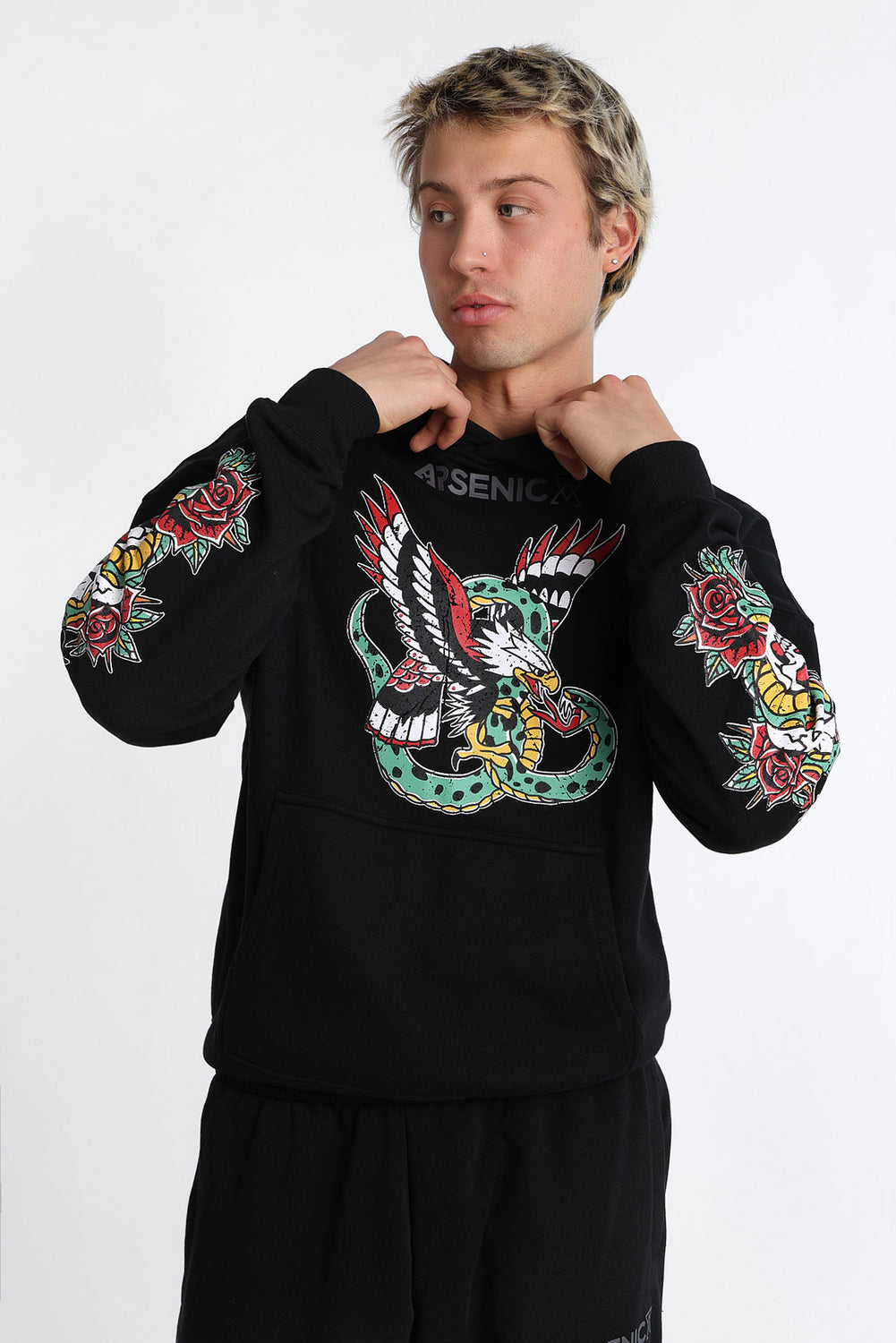 Arsenic Eagle Graphic Hoodie Arsenic Eagle Graphic Hoodie