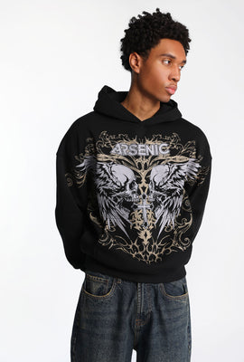 Arsenic Winged Skulls Graphic Hoodie