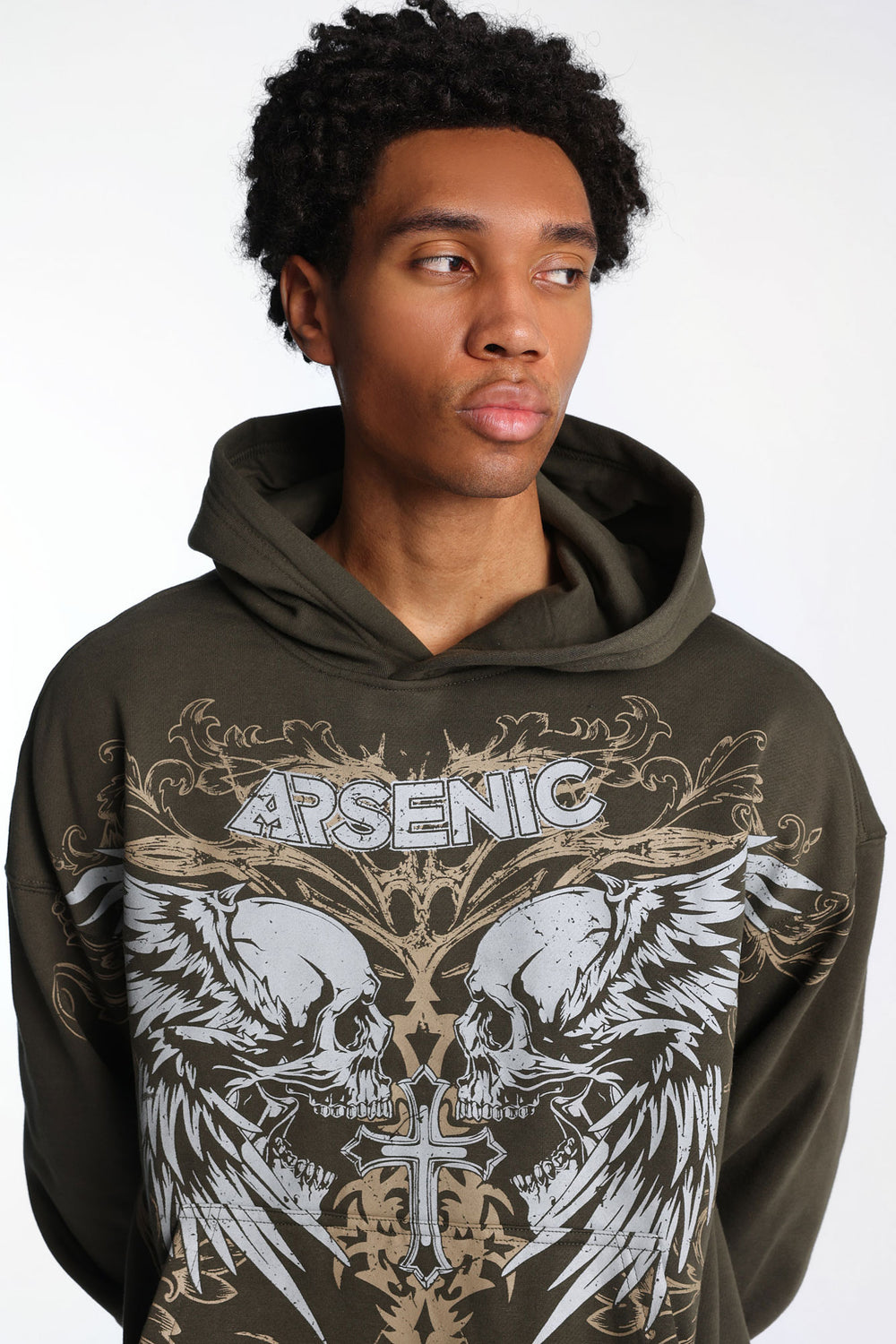 Arsenic Winged Skulls Graphic Hoodie Arsenic Winged Skulls Graphic Hoodie