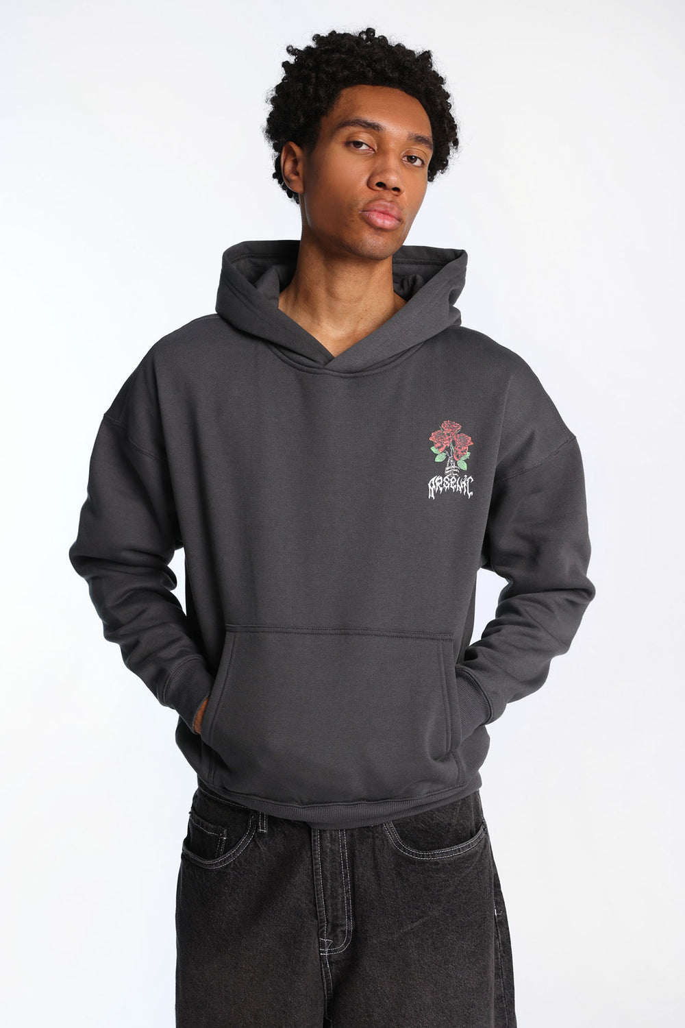 Arsenic Skull Rose Bouquet Hoodie Arsenic Skull Rose Bouquet Hoodie