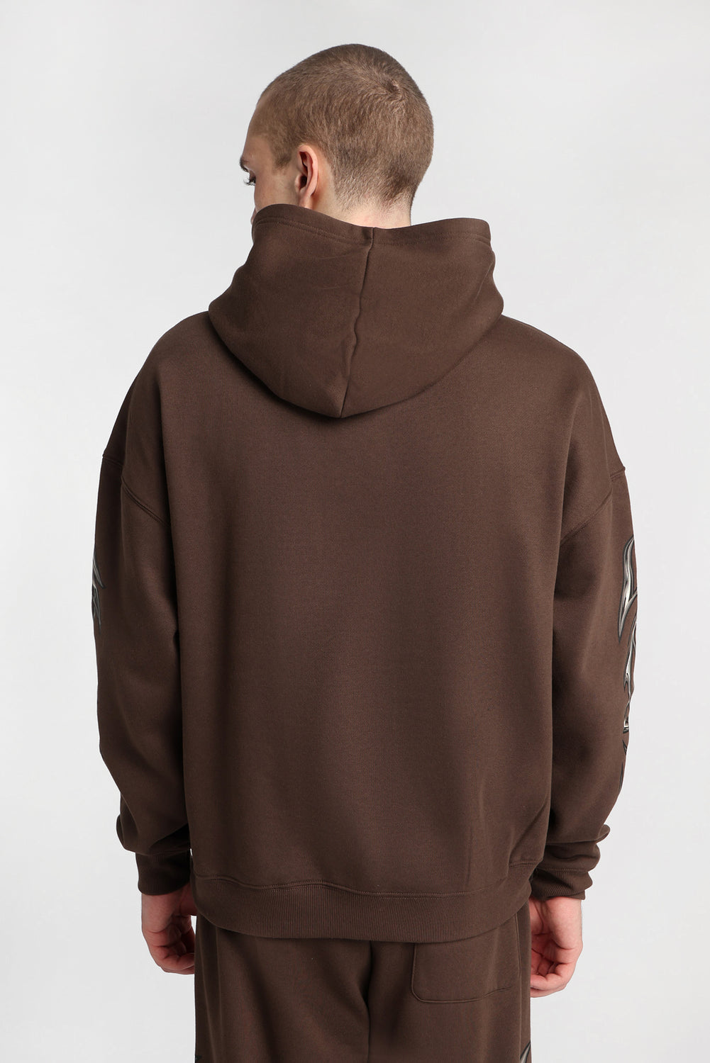 Haut à capuchon imprimé logo Arsenic Haut à capuchon imprimé logo Arsenic