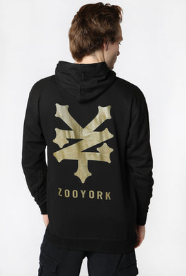 Zoo York Mens Gold Logo Hoodie