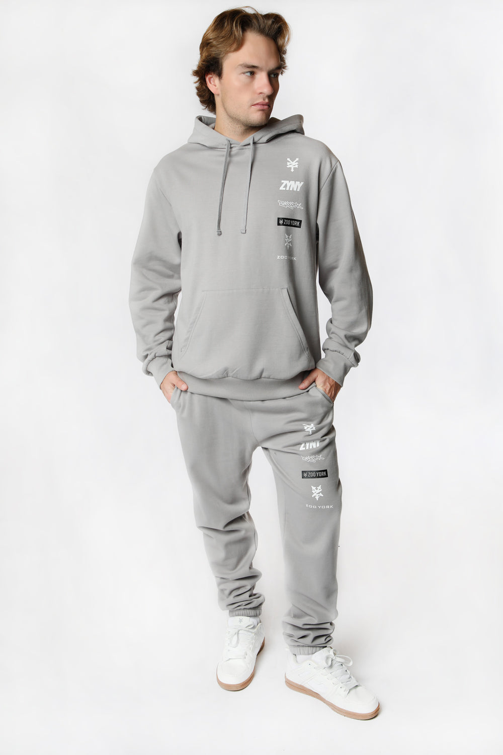 Zoo York Mens Multi Logo Sweatpant Zoo York Mens Multi Logo Sweatpant