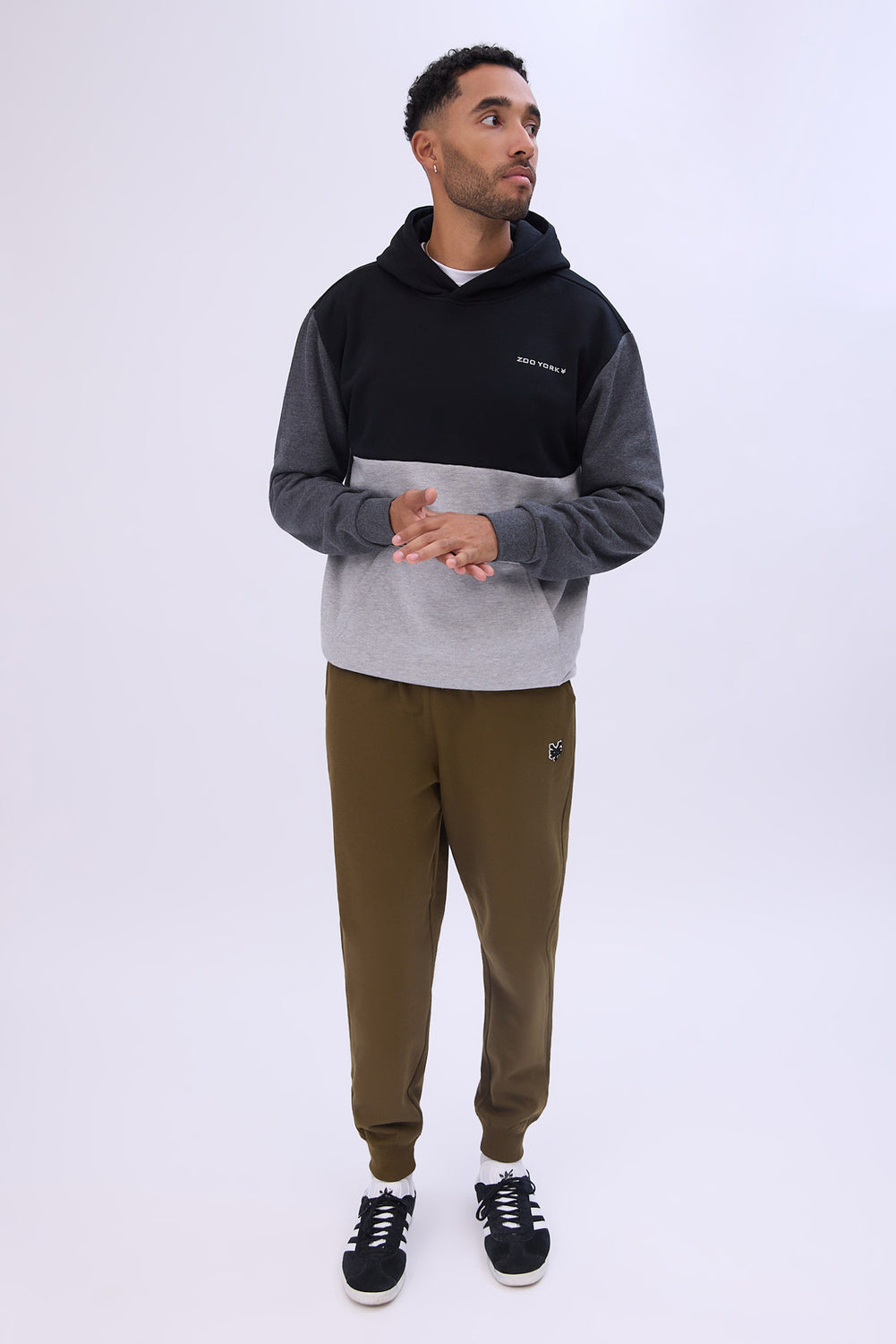 Zoo York Mens Embroidered Logo Fleece Jogger Zoo York Mens Embroidered Logo Fleece Jogger