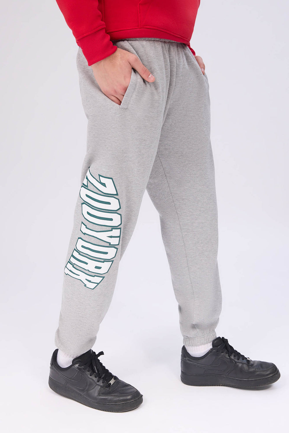 Jogger en molleton imprimé logo Zoo York homme Jogger en molleton imprimé logo Zoo York homme