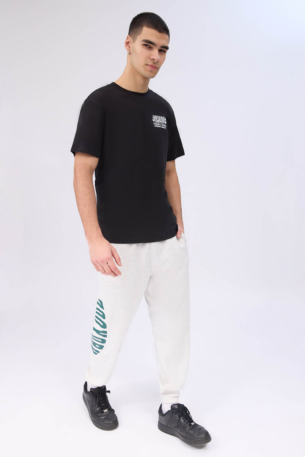 Jogger en molleton imprimé logo Zoo York homme Jogger en molleton imprimé logo Zoo York homme