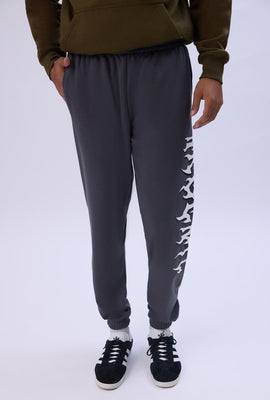 Jogger en molleton imprimé logo Arsenic homme