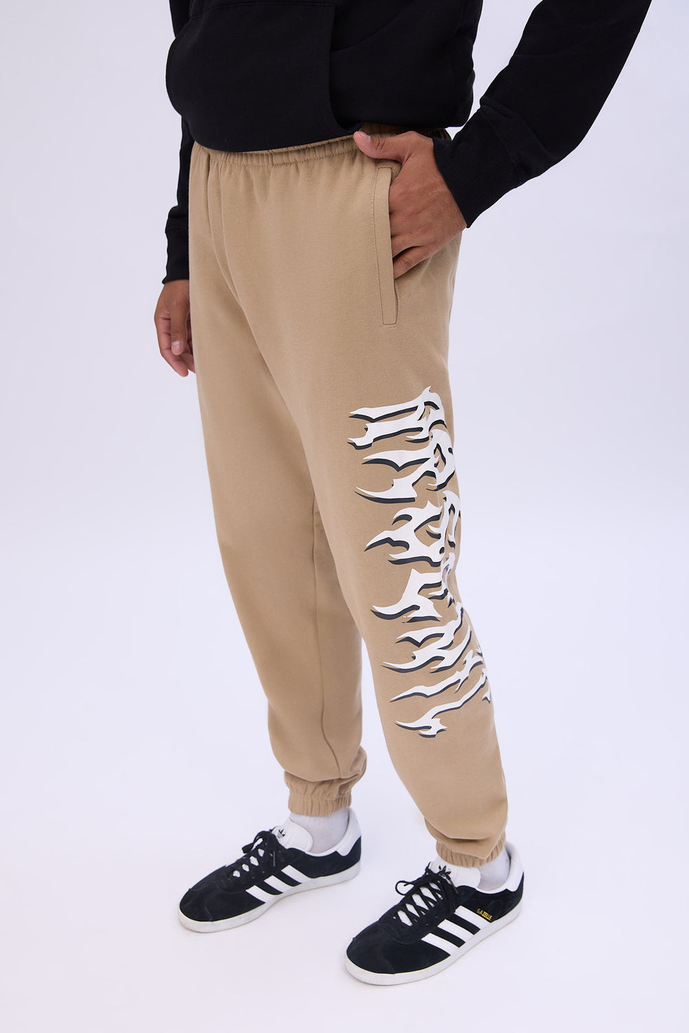 Jogger en molleton imprimé logo Arsenic homme Jogger en molleton imprimé logo Arsenic homme