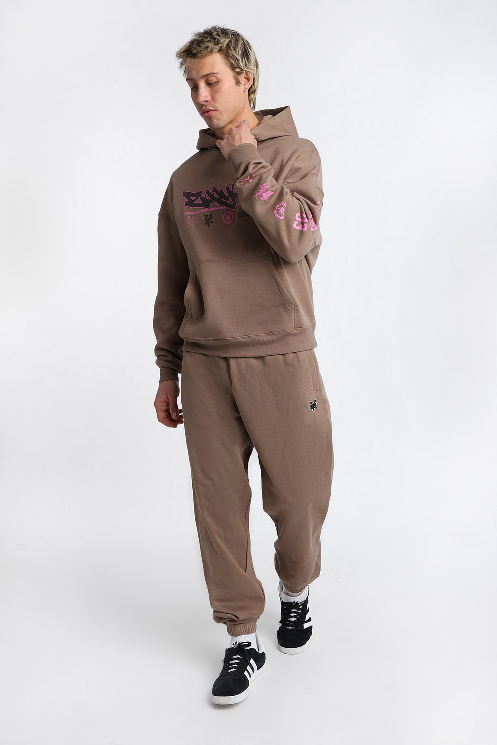 Jogger en molleton logo brodé Zoo York Jogger en molleton logo brodé Zoo York